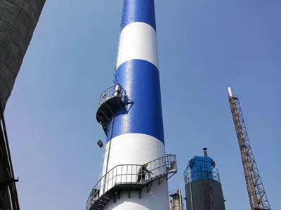 現(xiàn)以鋼煙囪新建工程、熱工藝表及控制裝置工程的劃分